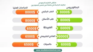 تكاليف للدراسة في جامعة عين شمس للسعوديين