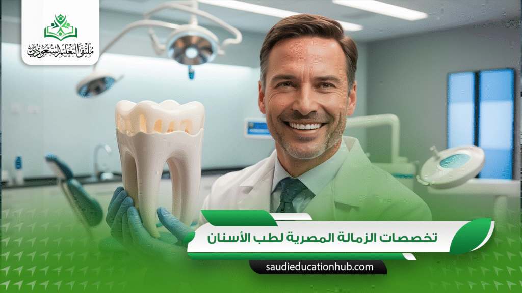 تخصصات الزمالة المصرية لطب الأسنان